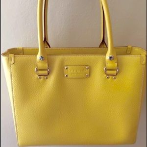 Kate spade sunshine yellow wellesley handbag