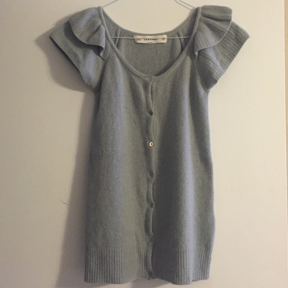 Zara knit sweater vest/ sleeveless sweater