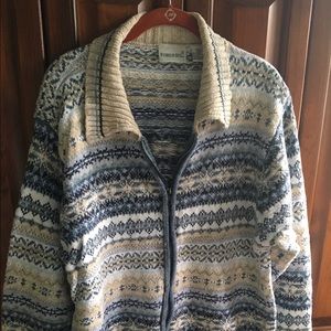 Cardigan sweater with great colors in EUC