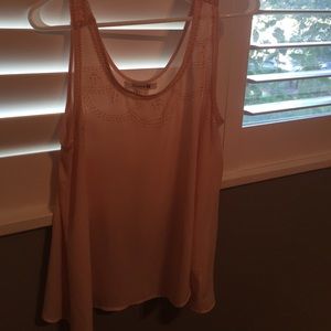 Blush embellished tank