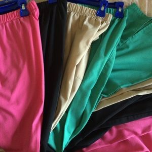 4 pair Cherokee scrub pants