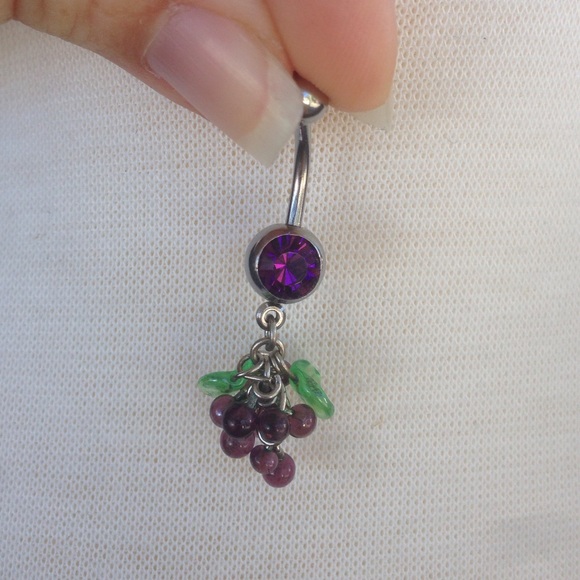 Grapes belly ring