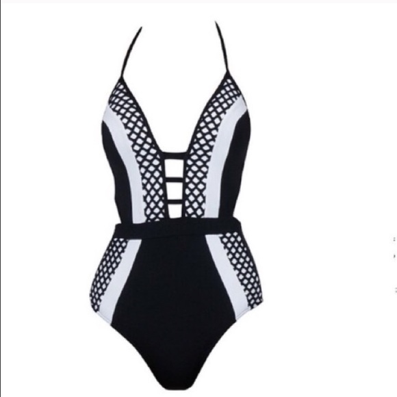 Sexy Halter One Suit REPOST