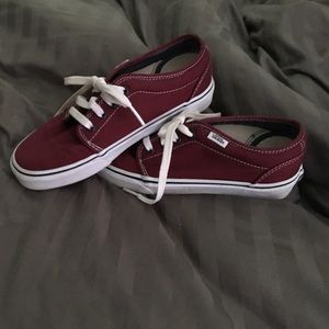 Vans, burgundy, size women's US 6.5