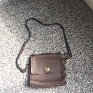 Coach leather cross body