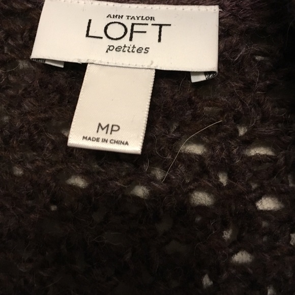 Ann Taylor Loft Lon brown sweater SZ MP - Picture 2 of 2