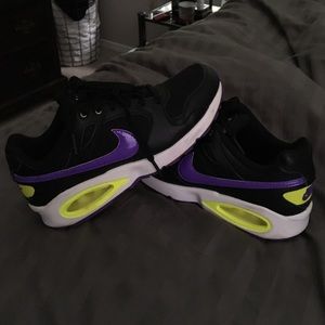 Nike air max, black/purple, slightly worn