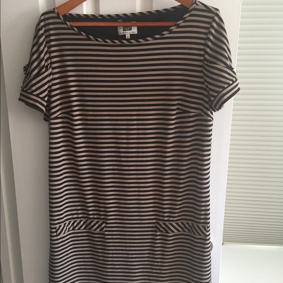 Striped mini dress