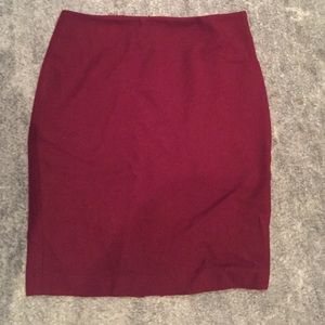 red Skirt Ann Taylor