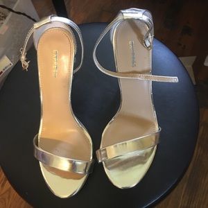 Gold heels