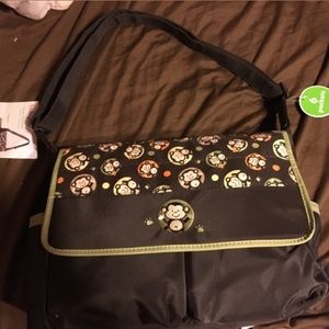 Monkey diaper bag