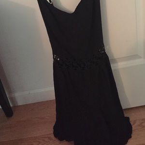 Romper with open back