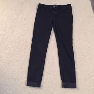AE black super stretch jeggings