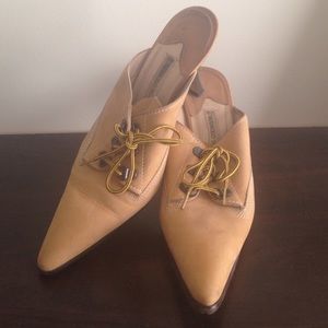 Genuine Manolo Blahnik Workboot Heels