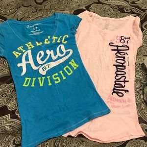Lot of 2 Aeropostale short sleeve shirts