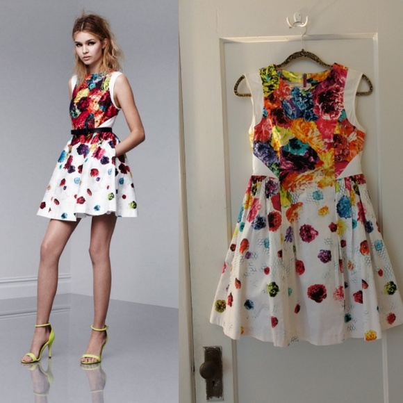 Prabal Gurung Bright Flower Dress
