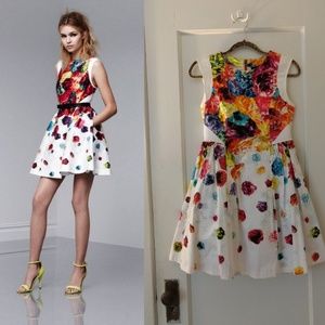 Prabal Gurung Bright Flower Dress