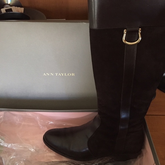 Ann Taylor brown riding boots