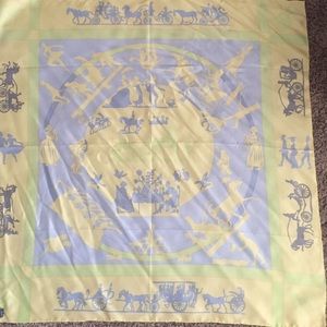 Hermes silk scarf
