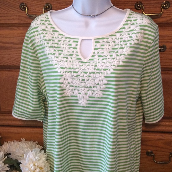 White stag Tops - White Stag Adorable Striped Top