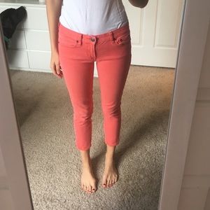 J. Crew Cropped Toothpick Jeans