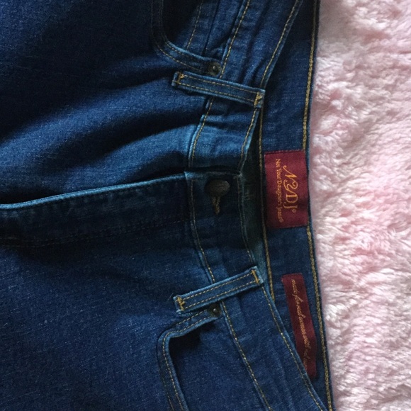 NYDJ blue straight leg jeans