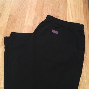 Black Small Petite Cherokee Scrub Pants