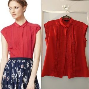 Jason Wu for Target red button up shirt Jason Wu for Target red button up shirt