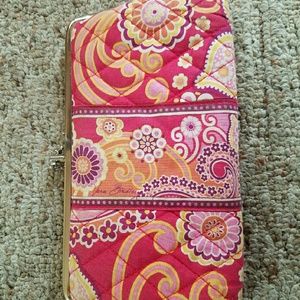Vera Bradley floral wallet and checkbook cover