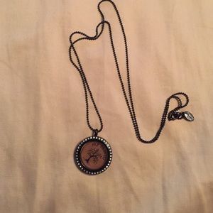 Origami Owl black necklace