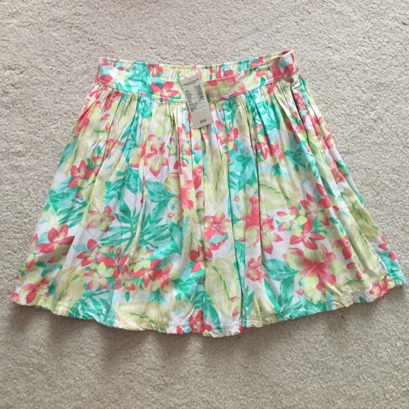 Floral Print Skirt