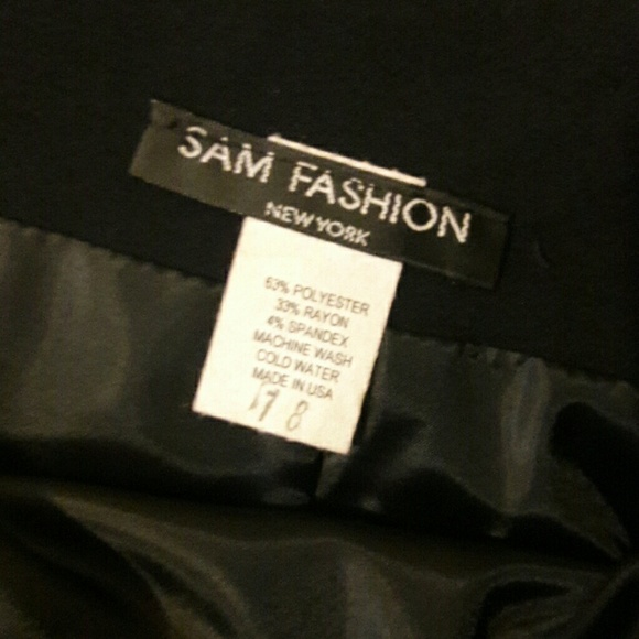 Black straight skirt - Picture 4 of 4