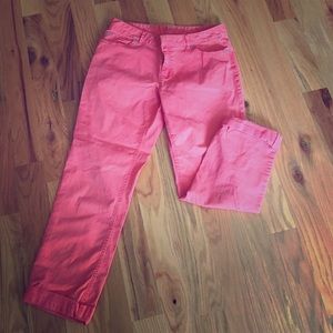 Boyfriend petite coral color pants