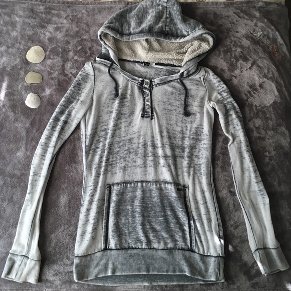 Roxy distressed pullover hoodie