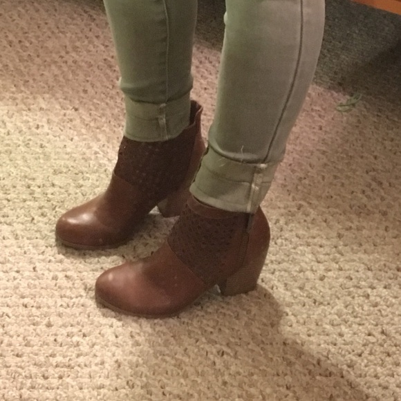 Brown booties!