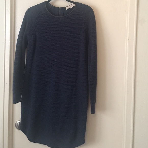 Loft Blue Woven Shift dress