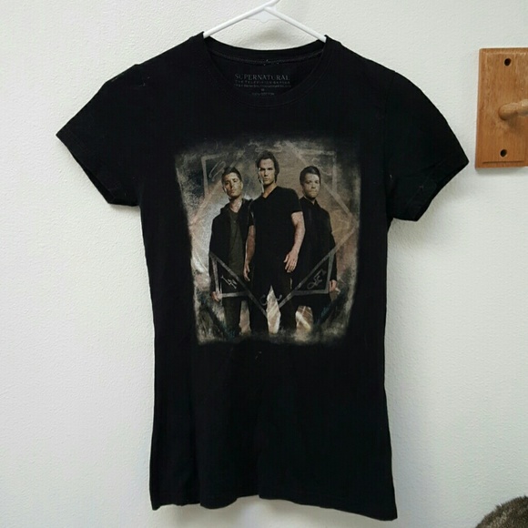 Supernatural series black short sleeve tee