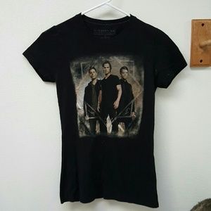 Supernatural series black short sleeve tee
