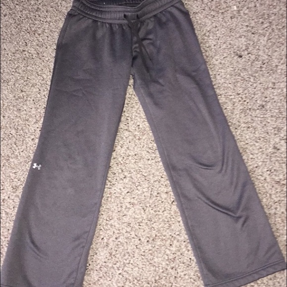 Gray under armor sweatpants
