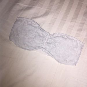 Garage white lace bandeau