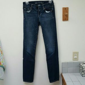 AE skinny jeans size 0
