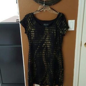Shimmery black and gold Dress