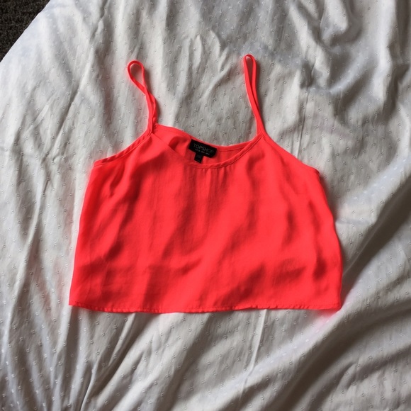 Top shop neon crop top