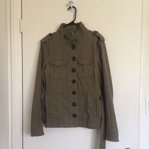 Olive green H&M military style jacket