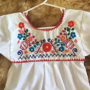 Shirts & Tops - Baby girl Mexican embroidered dress Shirts & Tops - Baby girl Mexican embroidered dress