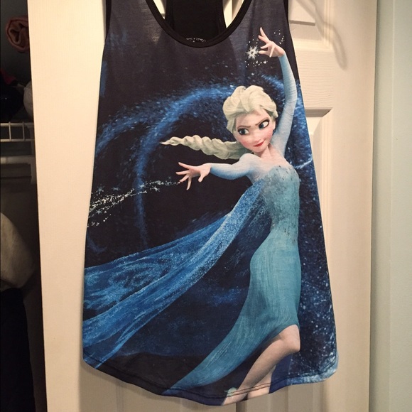 Disney Elsa Razerback Tank Top