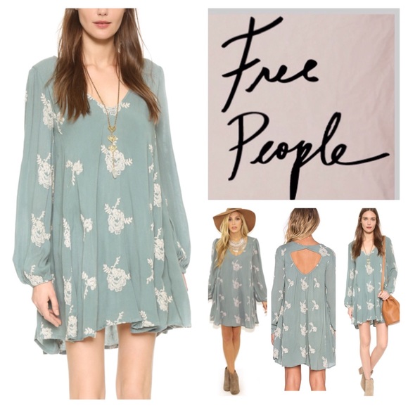 Free People Dresses & Skirts - Free People Emma Embroidered Mini Dress.  NWT.