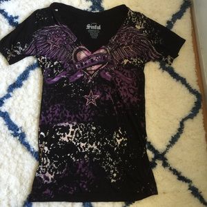 Sinful tshirt-size large