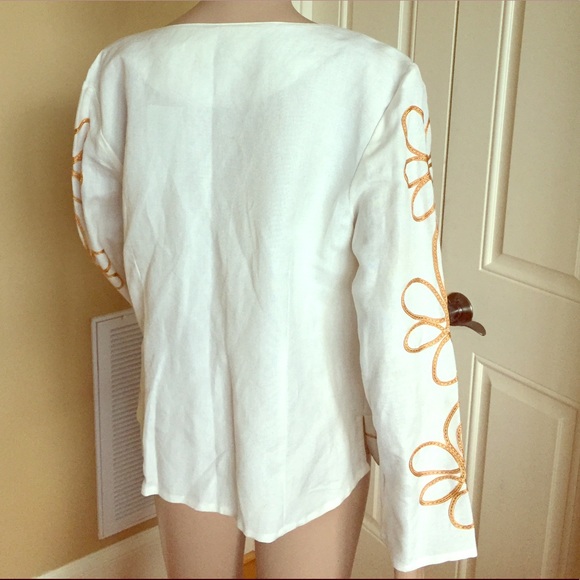 🎉SALE🆕Sylv!a Floral Embroidered Cardigan Jacket - Picture 4 of 7