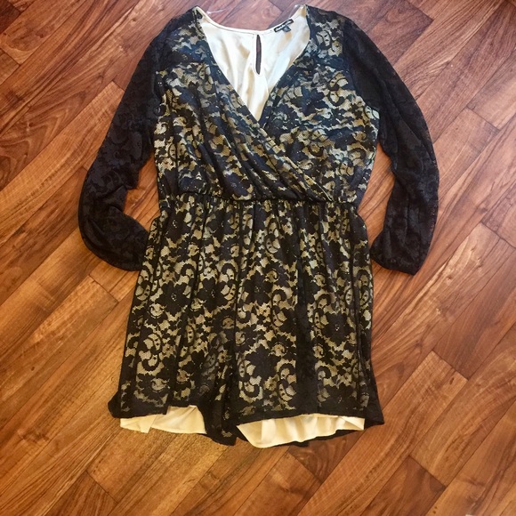 Black Lace Romper